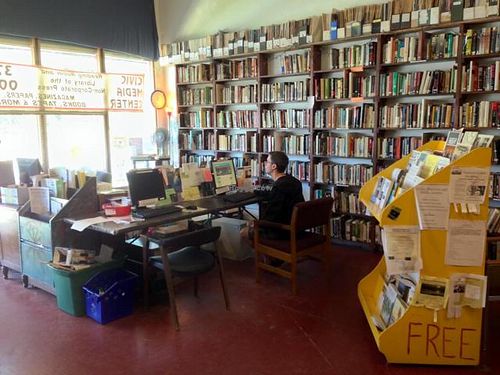 public computers with free wifi available at Radical Press Coffee Collective in Gainesville