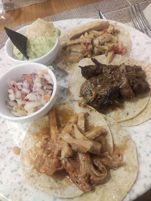 Tacos veggies at El Jardinet Secret in Mataro