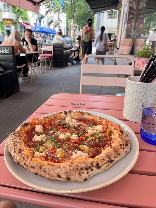 Spicy meatball pizzaa  at RAZZO Vegan Pizza Bar - Südstadt in Cologne