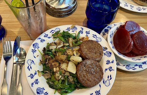   at Al Johnson's Swedish Restaurant & Butik in Sister Bay