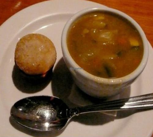 soup du jour: vegetable at A Votre Sante in West Los Angeles