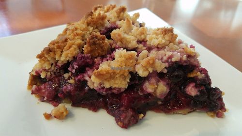 Mixed berry pie at A Votre Sante in West Los Angeles