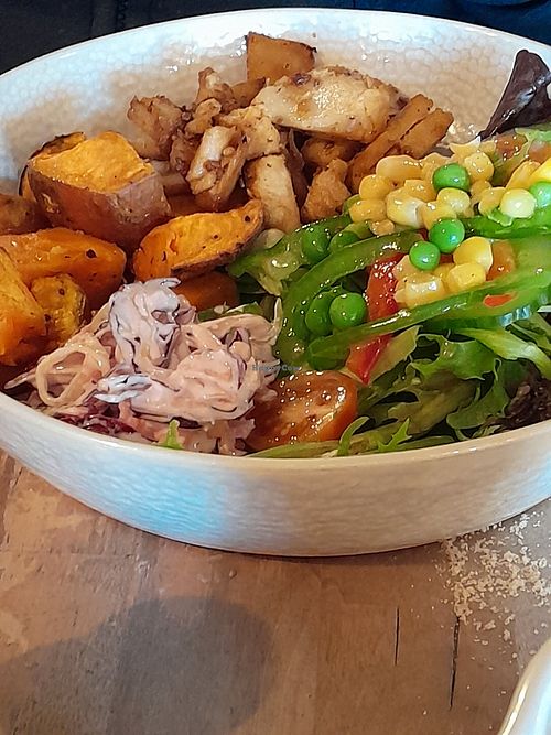 Cajun chken bowl at Mad Cucumber in Bournemouth