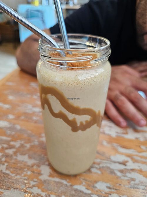 Biscoff milkshake at Mad Cucumber in Bournemouth