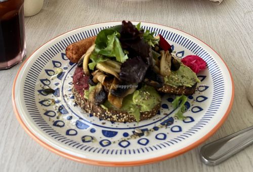 Toast vegan  at Flamingo's in Lanzarote