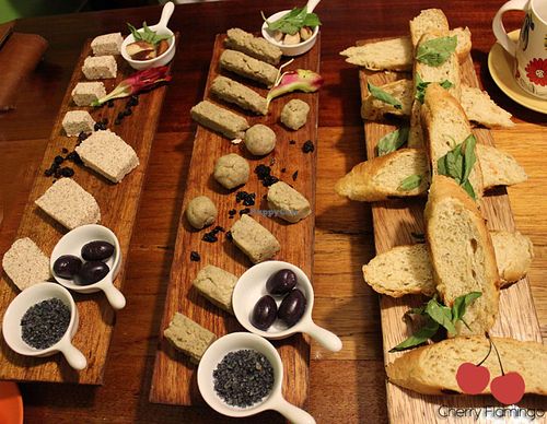 Vegan cheese at Green Point in Cusco