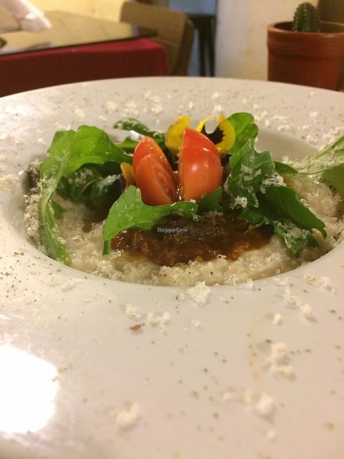 Mushroom Risotto. at Green Point in Cusco