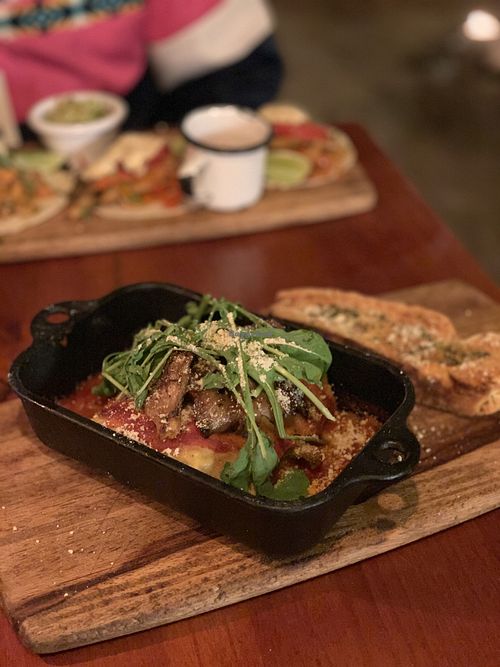 Lasagne at Green Point in Cusco