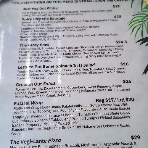 Great menu at Big Bear Eatery & Taphouse in Whitehorse