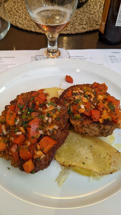 House made seitan at Bindu in Igualada
