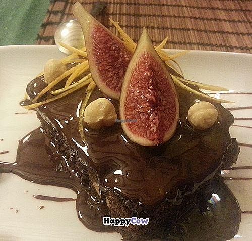 Awesome vegan cake at Bindu in Igualada