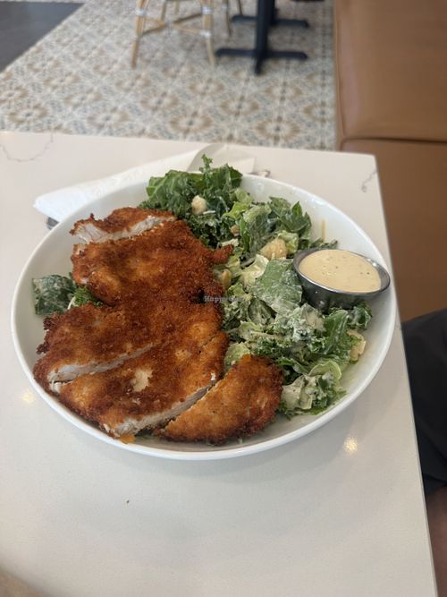 Caesar salad not vegan  at Carrot Express  in Weston