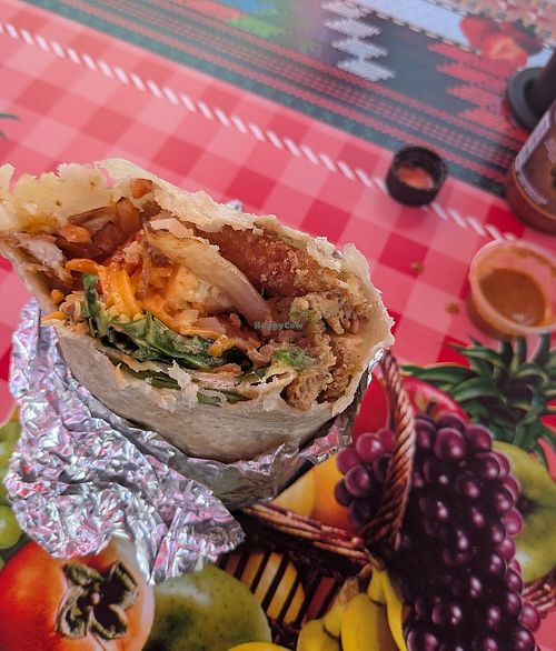 Breakfast burrito at El Chilito Loco in Portland