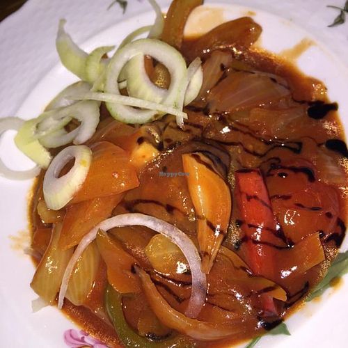 The sausage was ok.  at Plevel in Prague