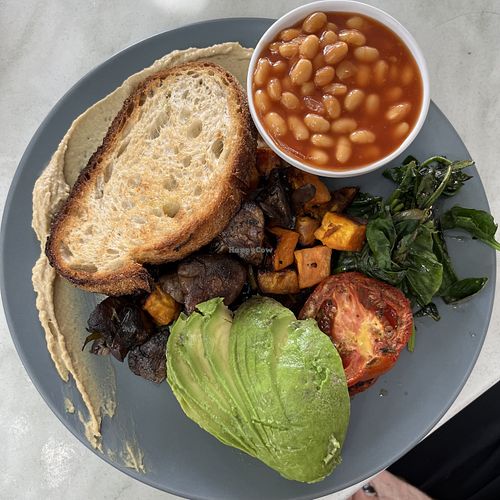Vegan breakfast   at Steam Haus in Maylands