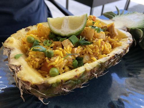 Thai fried rice   at KOMBU in Almada