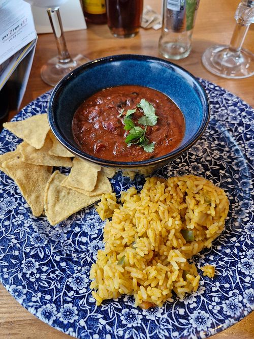 Vegan chilli at The Mount Stuart - JD Wetherspoon in Cardiff