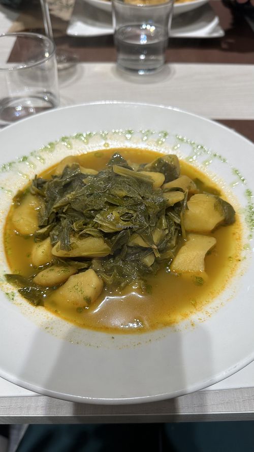 Pote asturiano (1/2 ración es un plato normal)  at El Palaciu Pintu in Cangas De Onis
