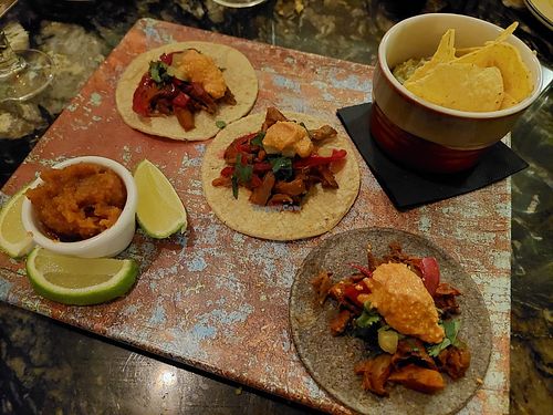 Tacos at Café de Ratas in Madrid