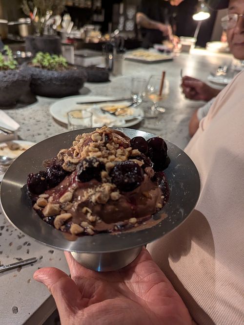 Dessert for free ^^ so good though, as always at Monk's Butcher - Dosan in Seoul