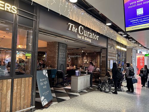 Entrance  at LHR - The Curator - T3 in West London