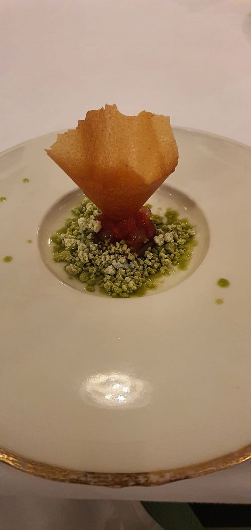 Special dessert at Apéritif Restaurant in Gianyar