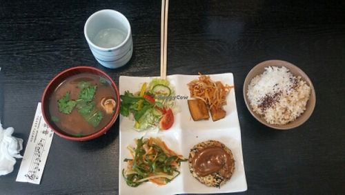 lunch set at Kinatei 喜菜亭 in Nara
