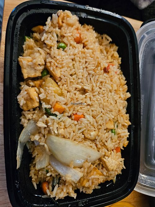 Kow Pad pineapple with tofu, no egg. at Pha's Pepper Thai in Shelby Charter Township