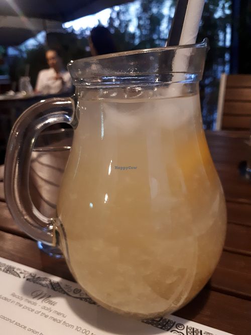 Mango ginger drink at Vega Heaven in Kosice