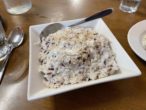 Coconut rice   at JR Vegan Thai Restaurant in Nambour