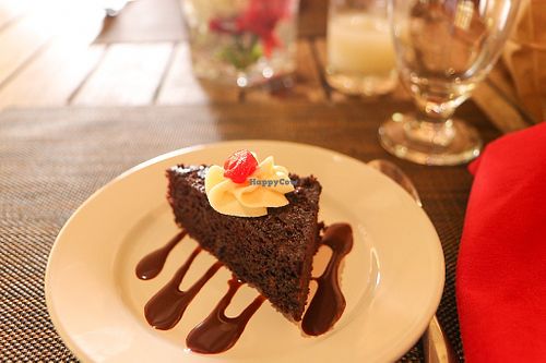 chocolate cake at Belmont Estate in Belmont