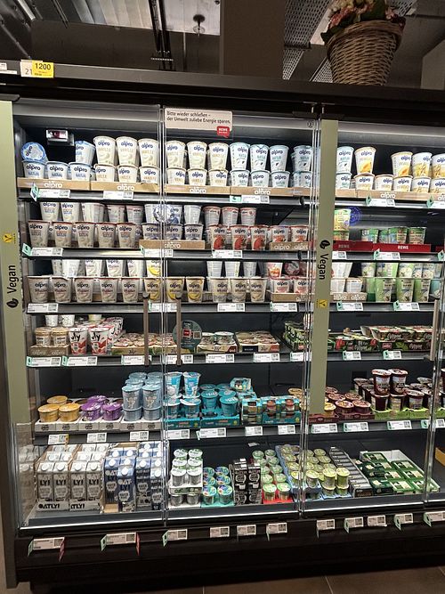 vegan options   at REWE Markt Berlin  in Berlin