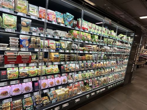 vegan options   at REWE Markt Berlin  in Berlin