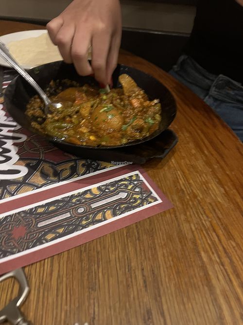 Veggies  at Tayyabs in East London