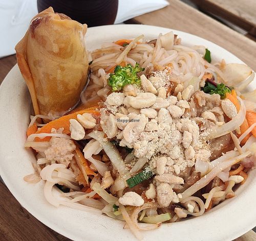 Pad thai 7€. Nice dish but for my taste a bit plain. at Wirat Dolprasit in Salo