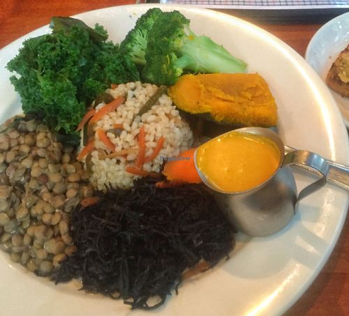 macro plate at Souen - Soho in New York City