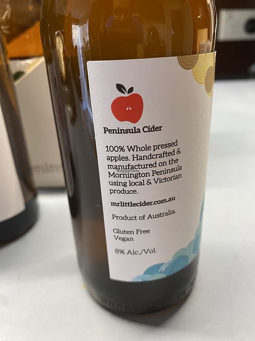 Vegan ginger beer   at Mr Little Cider  in Dromana