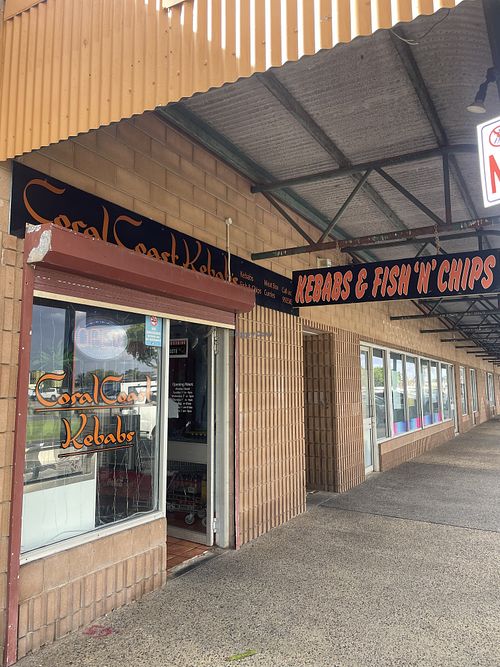 Shopfront  at Coral Coast Kebabs in Carnarvon