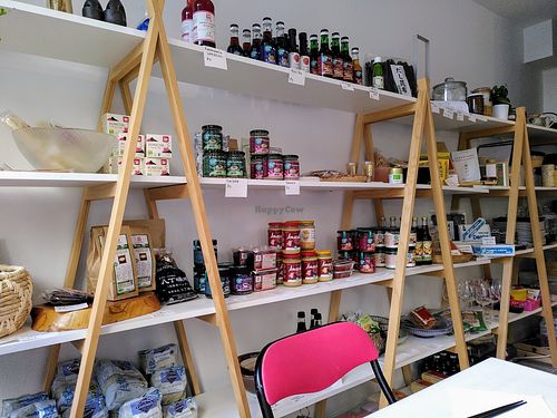 Grocery corner at Guinga in Paris