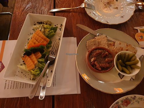 Vegan zalm en faux gras at MaZoki in Leusden