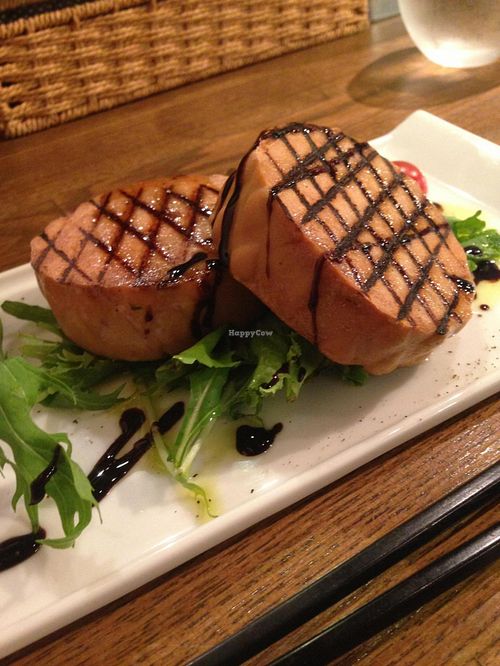 Soy ham steak! at Paprika Shokudo in Sakaishi