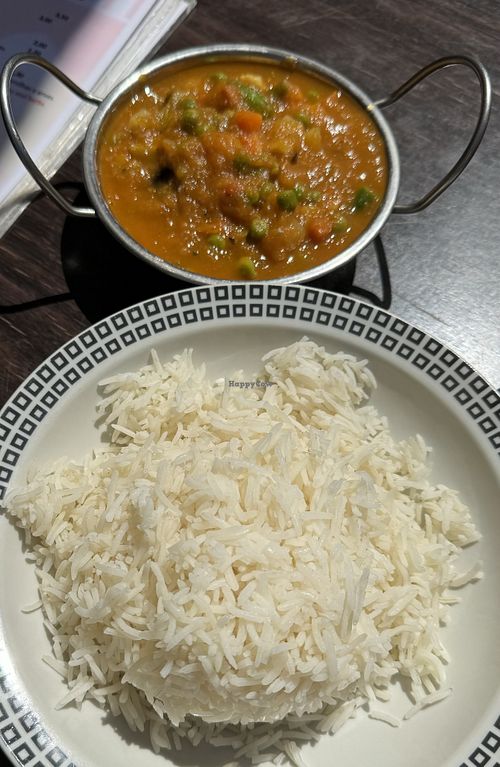 Rice with vegetables Nepalese dish   at Sabor do Nepal in Lisbon