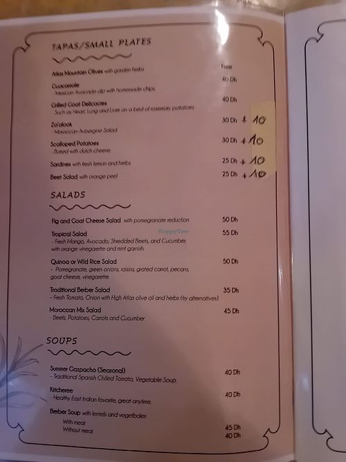 All vegetarian dishes can be made vegan at Happy Nomad in Tinghir