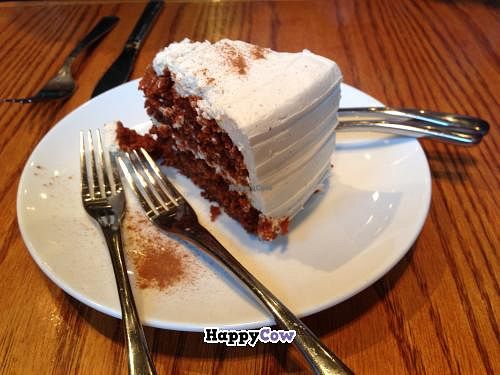 Vegan carrot cake. Incredible. at Lola's Kitchen in Toronto