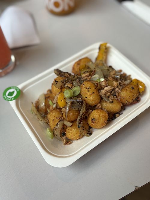 Dec ‘25 | salt & pepper potato tots  at Kinn Kinn in Newport