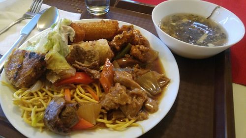 buffet  at Mr. Hau in Prague