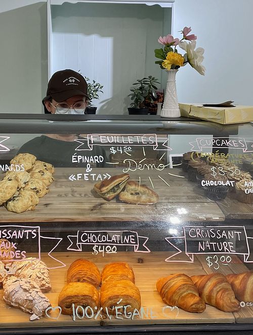 100% vegan! at Sophie Sucree in Montreal