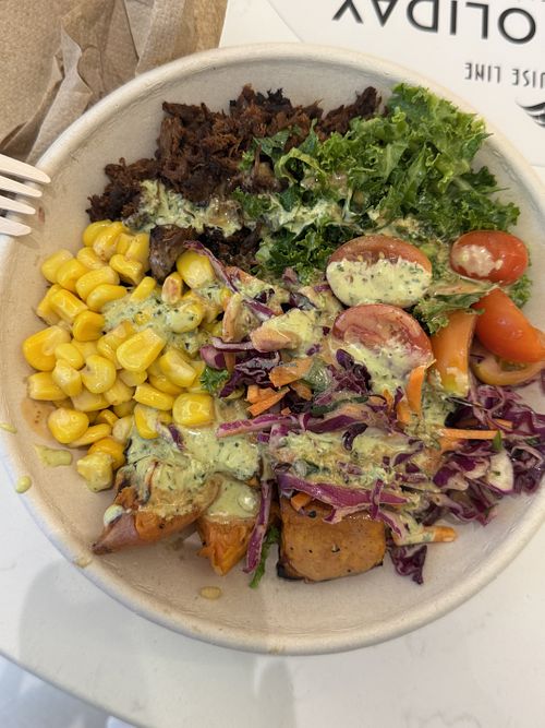 BBQ mushroom brisket   at Cali Press - Bondi Junction in Bondi Junction