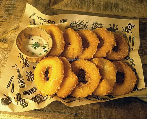 Vegan Calamari at Mad Mad Vegan - Barcelona in Barcelona