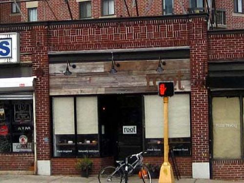 Store front at Root in Allston